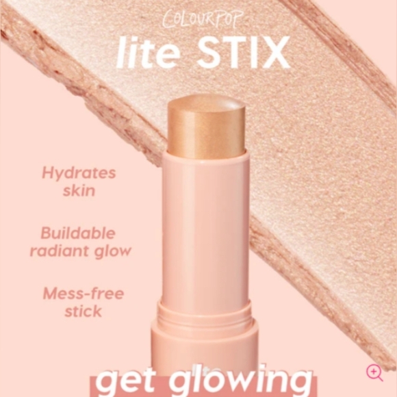 Colourpop Lite Stix Cream Highlighter Stick (Glazey Champagne) - Picture 2 of 7